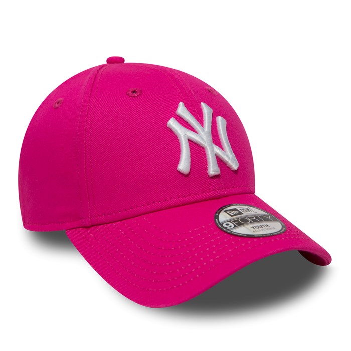 New York Yankees Essential Lapset 9FORTY Lippis Pinkki - New Era Lippikset Outlet FI-415823